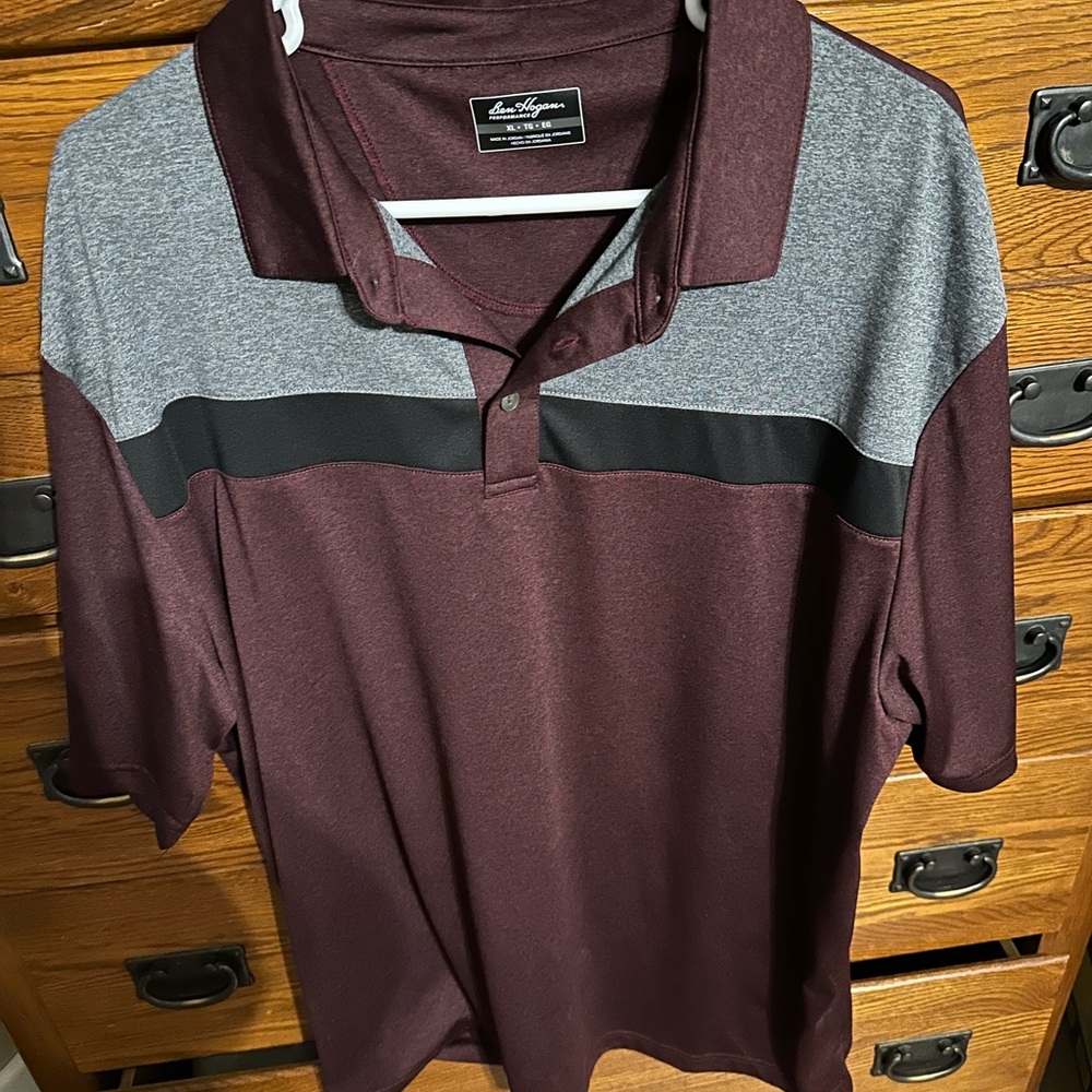 Hogan Gray and Black Polo Shirt Sporty Casual Design